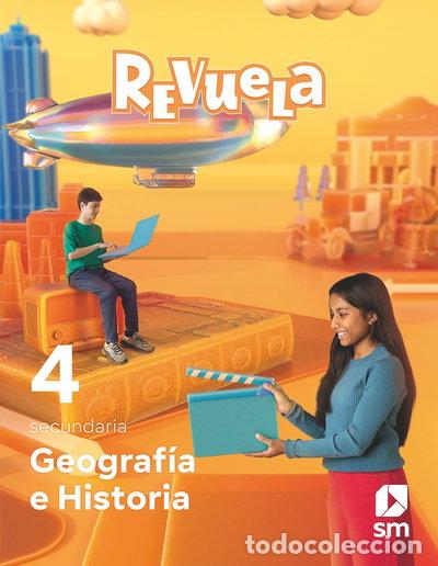 Libri di seconda mano: Geograf&iacute;a e Historia. 4 Secundaria. Revuela- 9788498561555