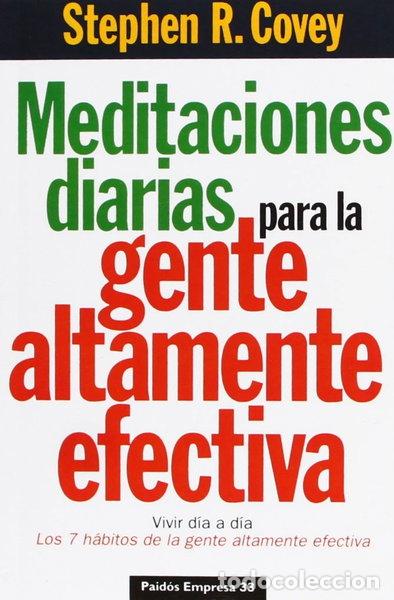 Libros: Meditaciones diarias para la gente altamente efectiva- 9788449301407