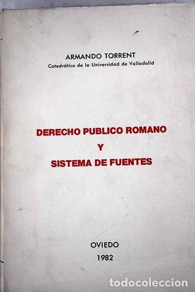 books: Derecho P&uacute;blico Romano y Sistema de Fuentes- 9788430075669