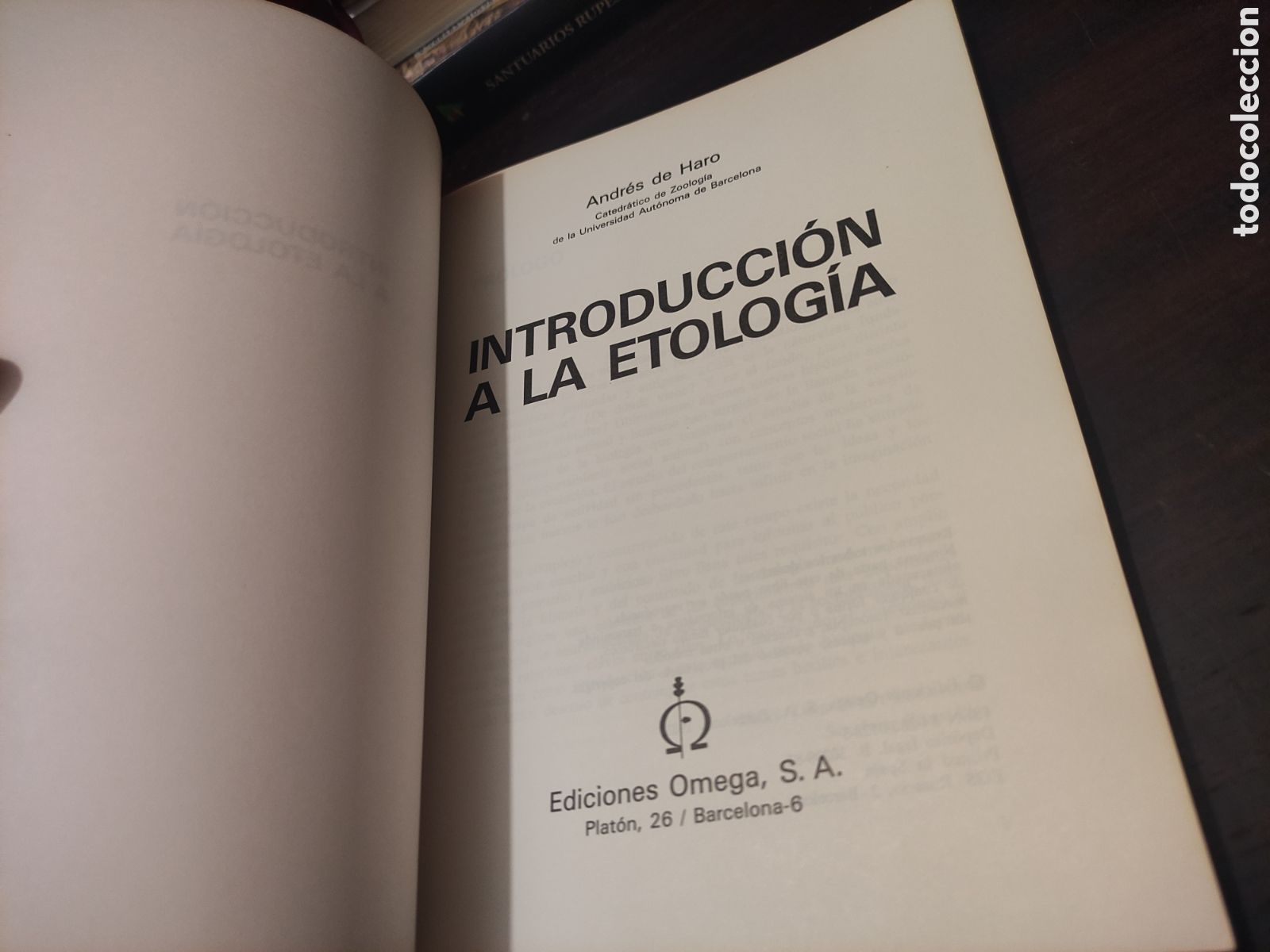 Libros: INTRODUCCI&Oacute;N A LA ETOLOG&Iacute;A - Andr&eacute;s de Haro - Foto 5