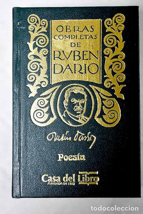 Libros: Obras completas, tomo V. Poes&iacute;a.- Dar&iacute;o, Rub&eacute;n