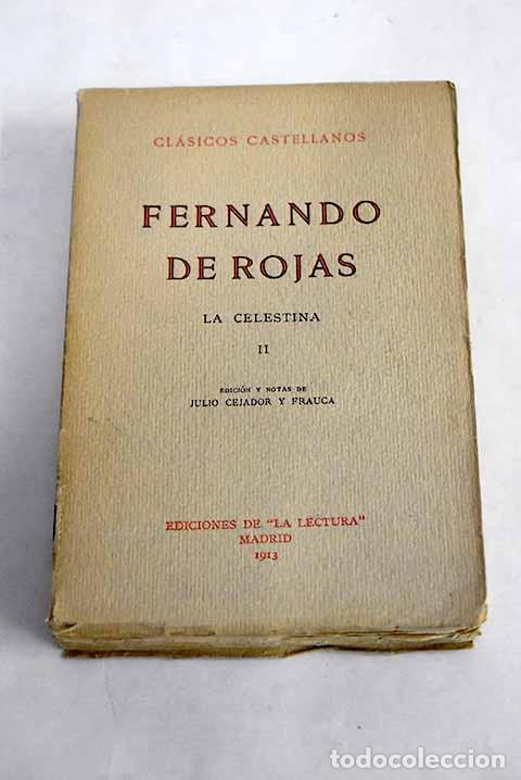 Libros: La Celestina, tomo II.- Rojas, Fernando de - Foto 1
