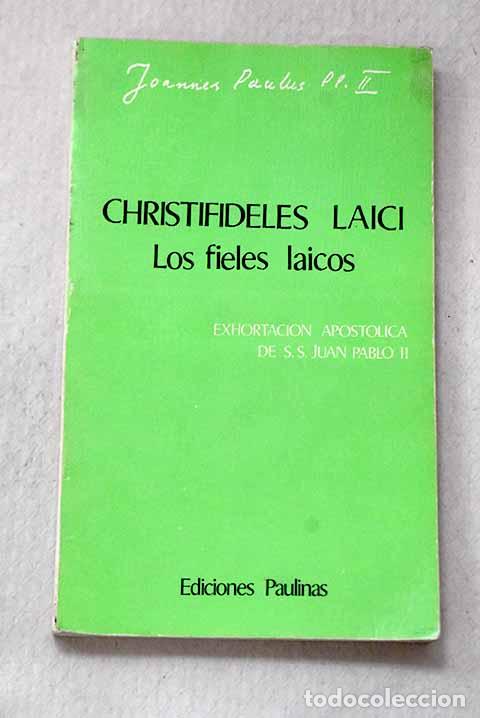 books: Christifideles laici: Los fieles laicos
