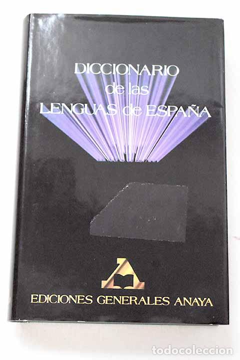 Libros: Diccionario de las lenguas de Espa&ntilde;a