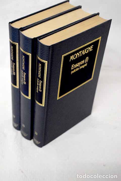 Libros: Ensayos completos: Montaigne, Michel de.- Montaigne, Michel de - Foto 1