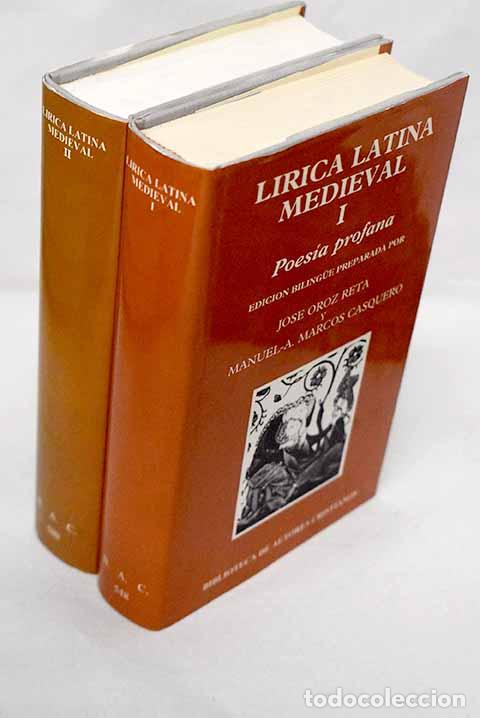 Libros: L&iacute;rica Latina Medieval