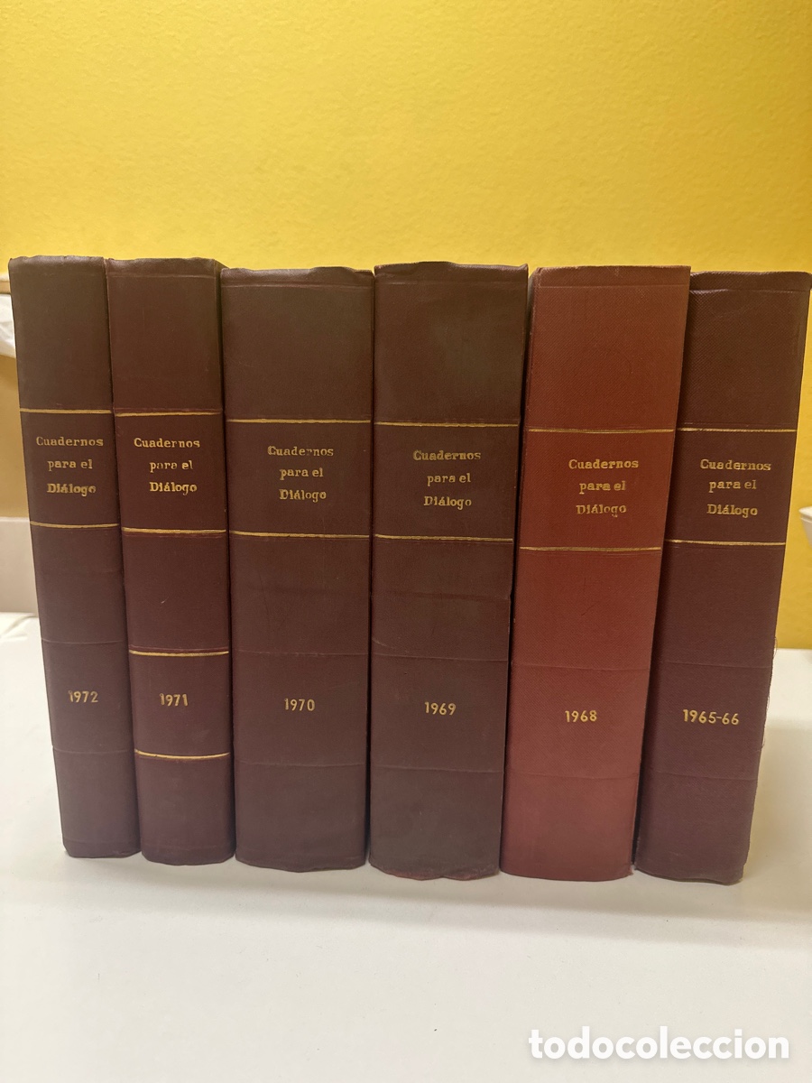 Libros: Cuadernos para el Di&aacute;logo 6 Tomos A&ntilde;os 1965-66 1968 1969 1970 1971 1972