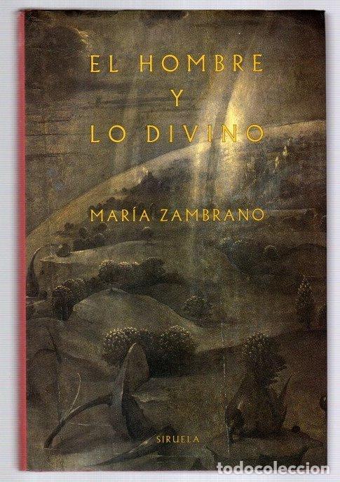 Livres: El hombre y lo divino - Zambrano, Mar&iacute;a