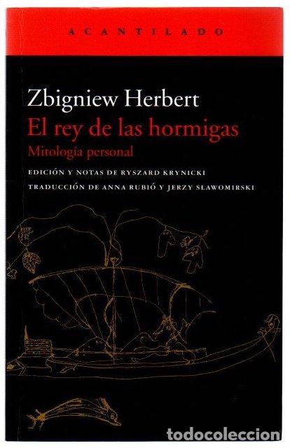 Libros: El rey de las hormigas. Mitolog&iacute;a personal - Herbert, Zbigniew