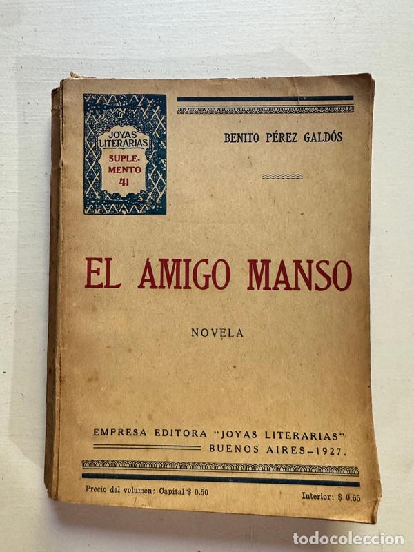 B&uuml;cher: El amigo Manso - Perez Galdos Benito