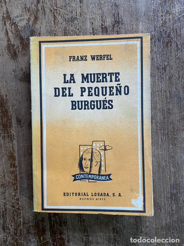 books: La muerte del peque&ntilde;o burgues - Werfel Franz