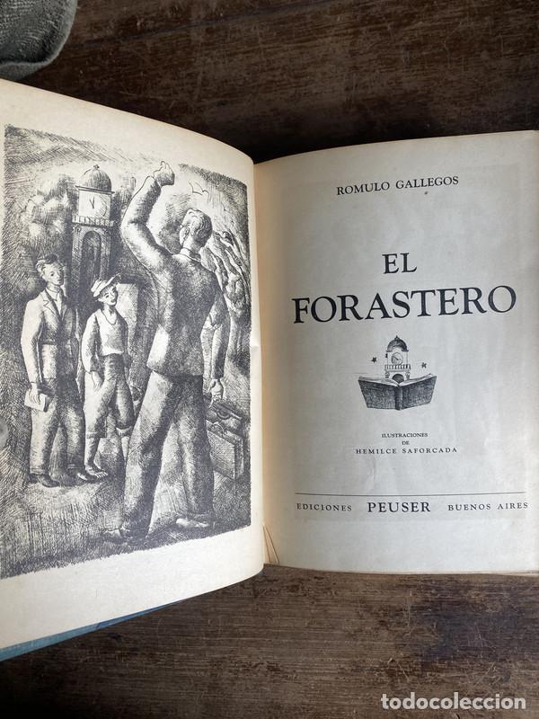 books: El Forastero - Gallegos Romulo