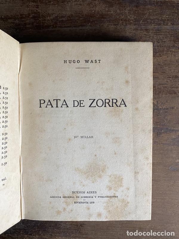 Libros: Pata de Zorra - Wast Hugo - Foto 1