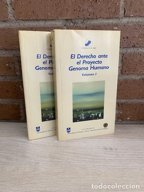 Libros: EL DERECHO ANTE GENOMA HUMANO I Y II - Foto 1