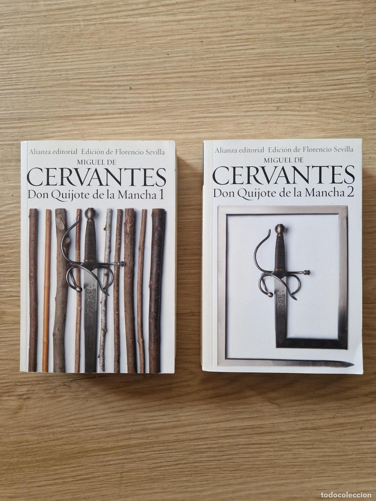 Livros em segunda m&atilde;o: Don Quijote de la Mancha. Tomos 1 y 2 - Miguel De Cervantes. Ed. Florencio de Sevilla