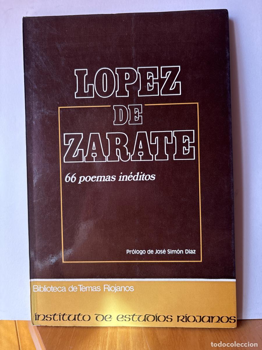 Libros: SESENTA Y SEIS POEMAS IN&Eacute;DITOS. PR&Oacute;LOGO DE JOSE SIMON DIAZ - LOPEZ DE ZARATE TDK299