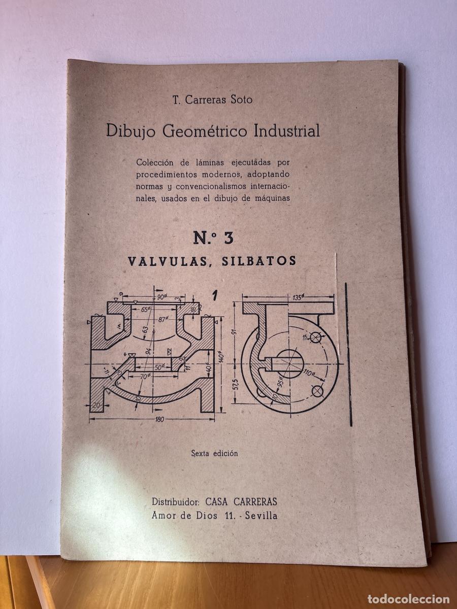 Livres: DIBUJO GEOMETRICO INDUSTRIAL. COLECCION LAMINAS. - T. CARRERAS SOTO TDK309
