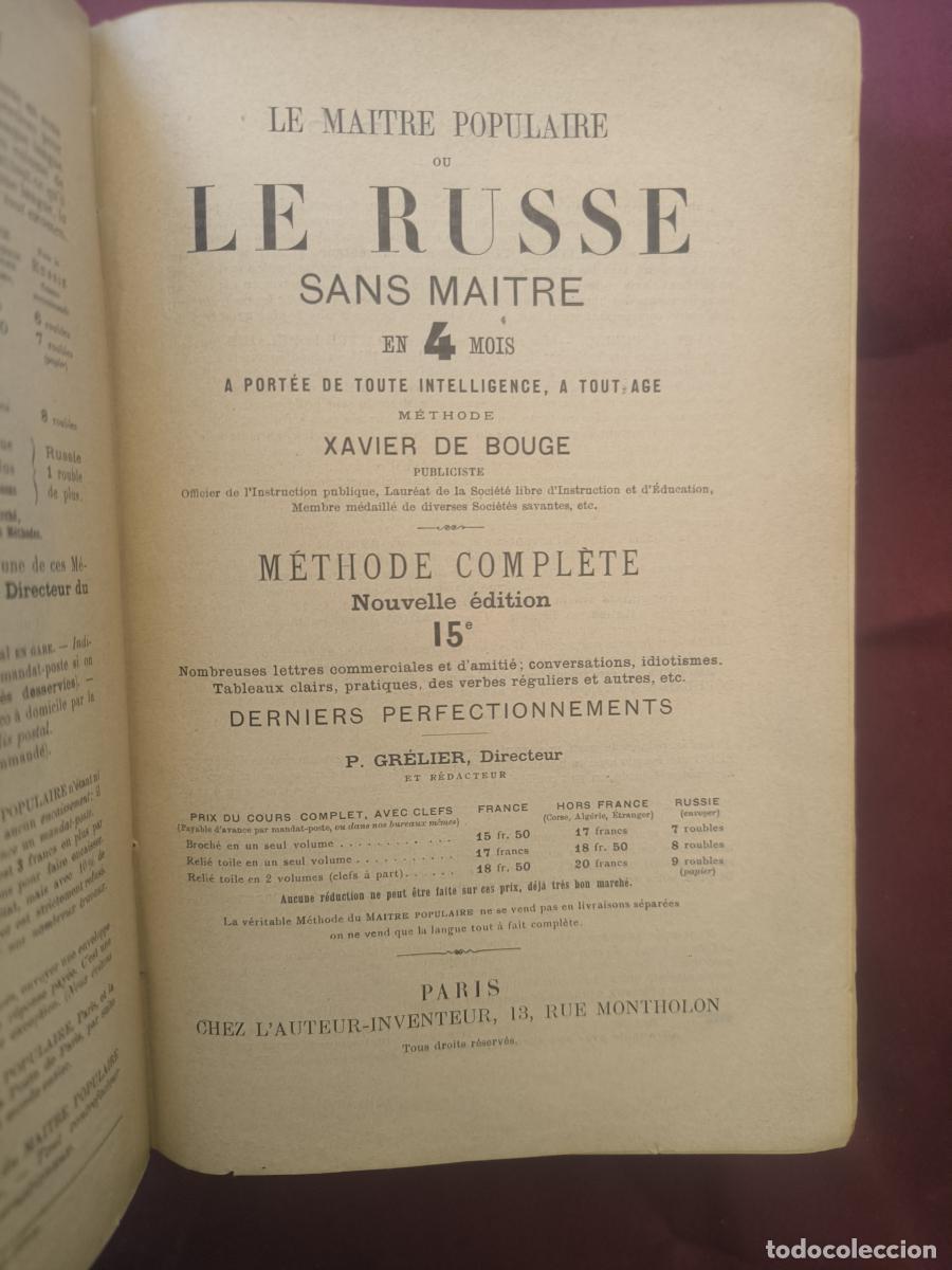 books: Le Ma&icirc;tre Populaire ou Le Russe sans Ma&icirc;tre en 4 mois. - Xavier de Bouge