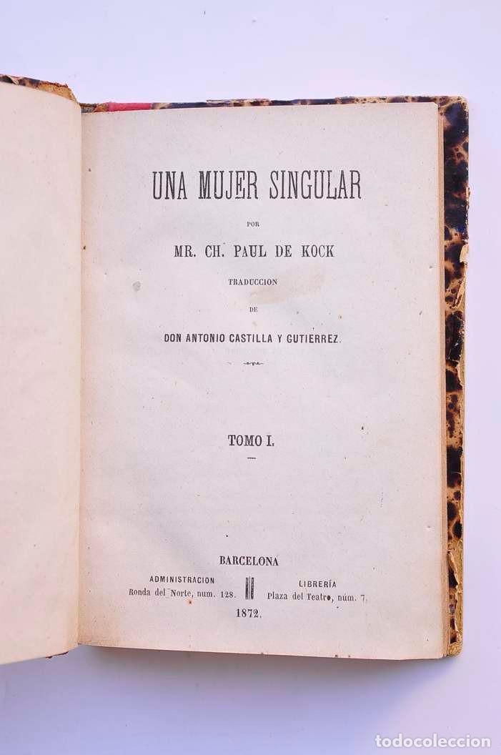 Libros: Una mujer singular - KOCK, Paul de - Foto 2