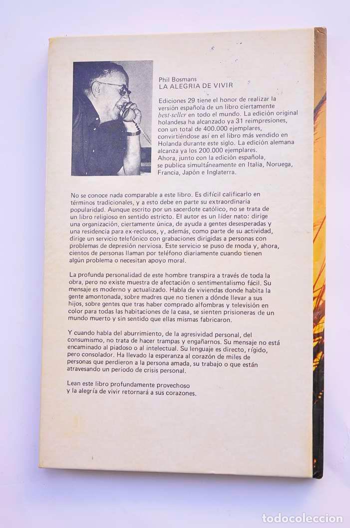 Libros: La alegr&iacute;a de vivir - BOSMANS, Phil - Foto 5