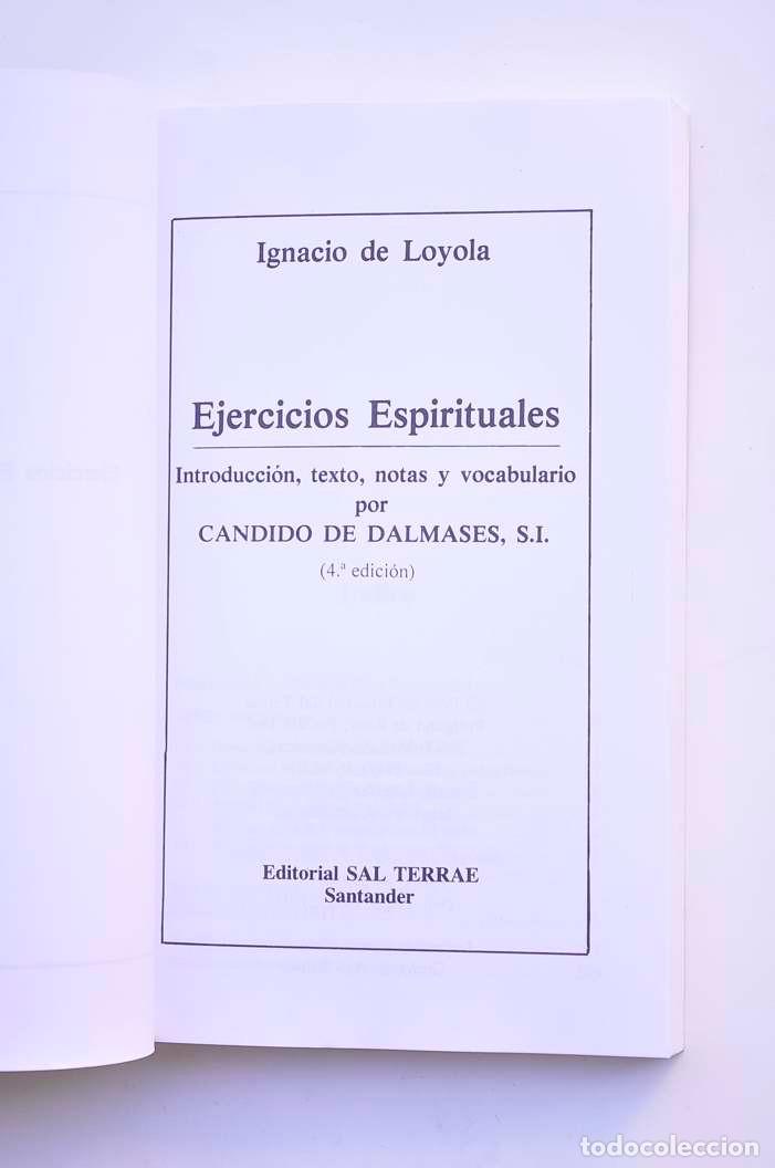 Libros: Ejercicios espirituales - IGNACIO DE LOYOLA, Santo - Foto 2