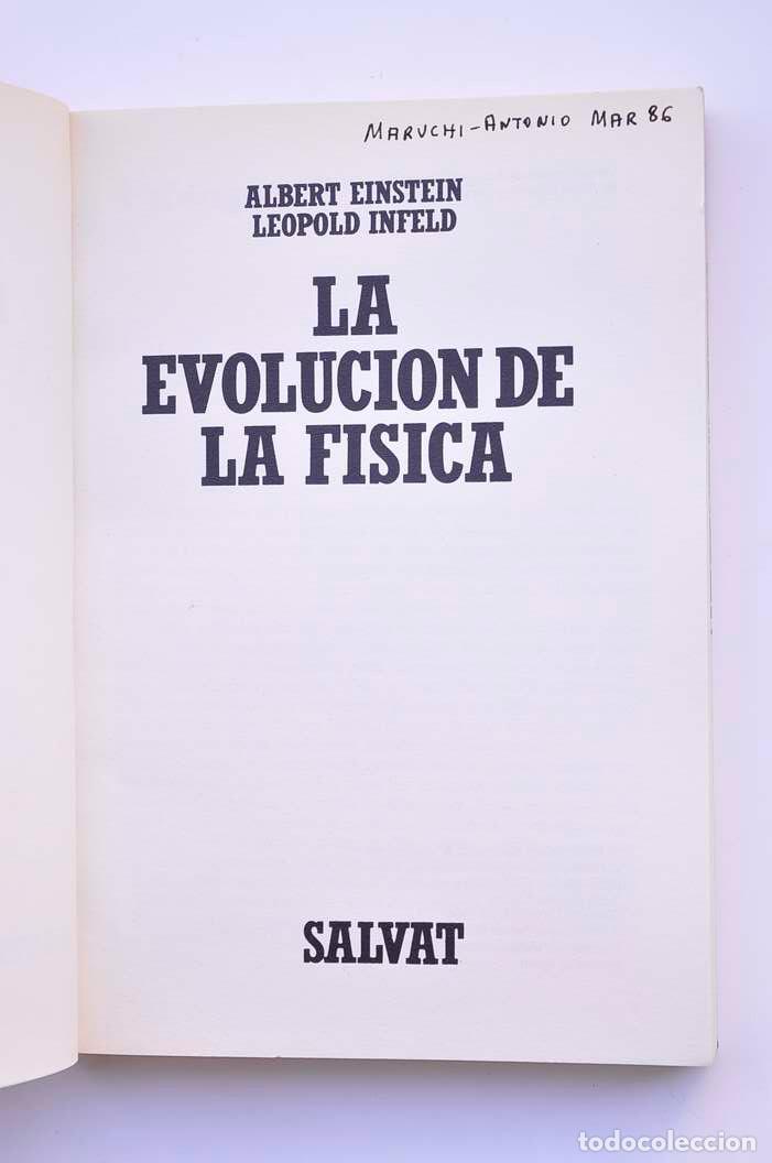 Libros: La evoluci&oacute;n de la f&iacute;sica - EINSTEIN, Albert y INFELD, Leopold - Foto 2