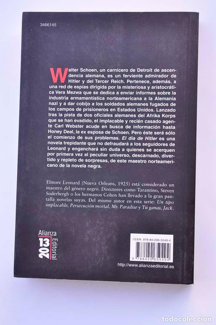 Libros: El d&iacute;a de Hitler - LEONARD, Elmore - Foto 3