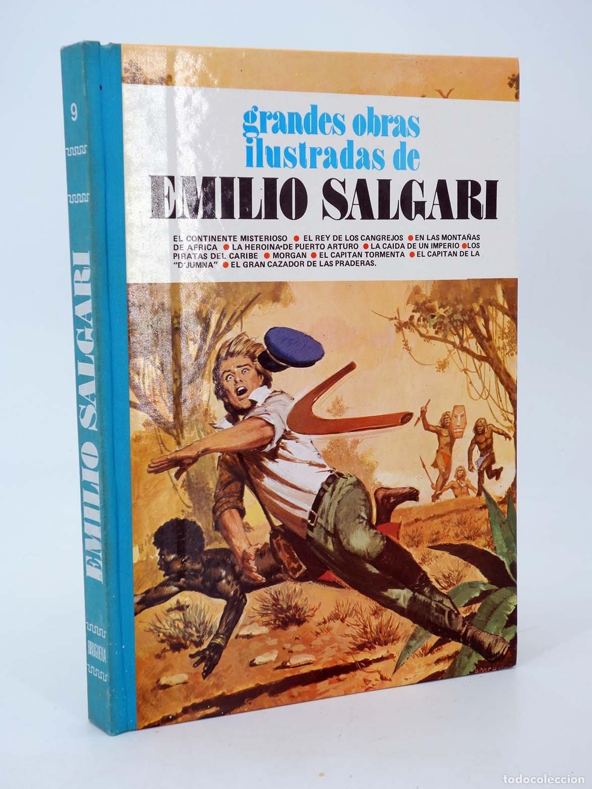 Libros: GRANDES OBRAS ILUSTRADAS DE EMILIO SALGARI - TOMO 9 - Foto 1