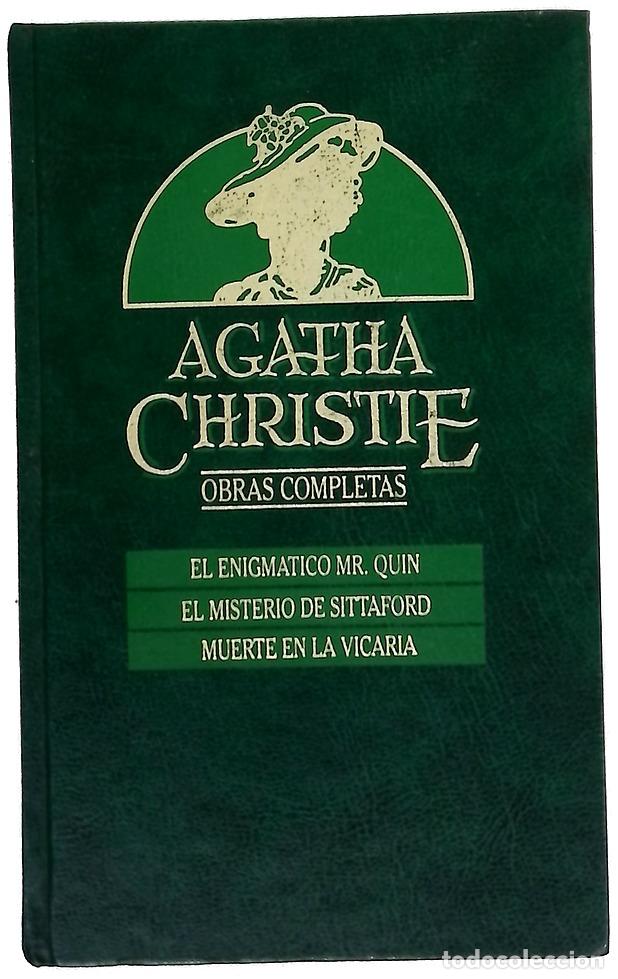 books: El enigm&aacute;tico Mr. Quin ; El misterio de Sittaford ; Muerte en la vicar&iacute;a