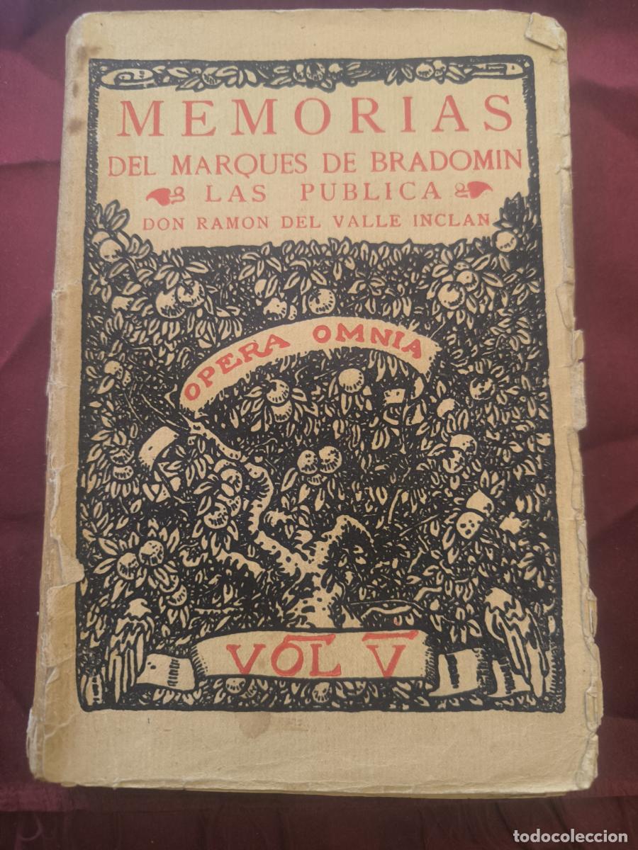 Libros: Memorias del Marqu&eacute;s de Bradom&iacute;n - Ram&oacute;n del Valle-Incl&aacute;n