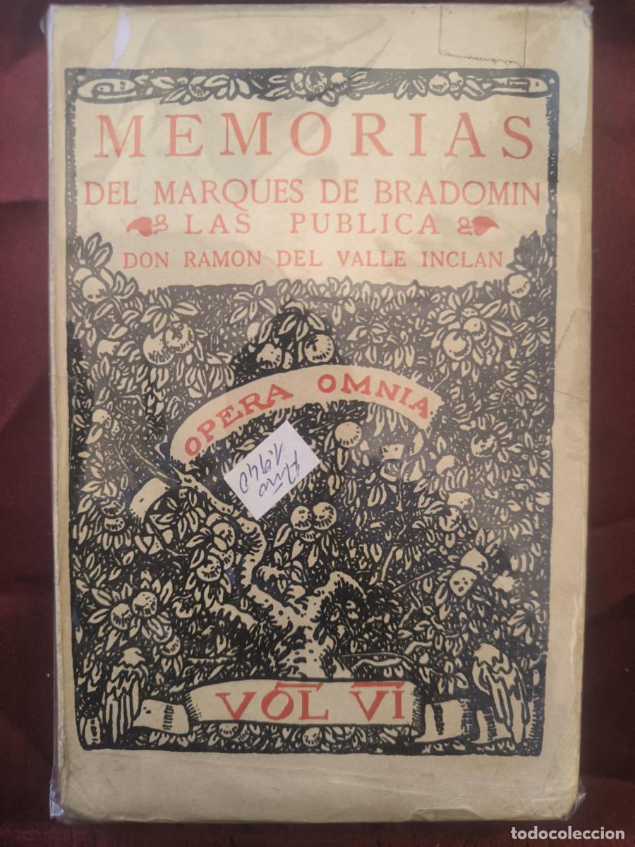 Libros: Sonata de Est&iacute;o Memorias del Marqu&eacute;s de Bradom&iacute;n - Ram&oacute;n del Valle-Incl&aacute;n