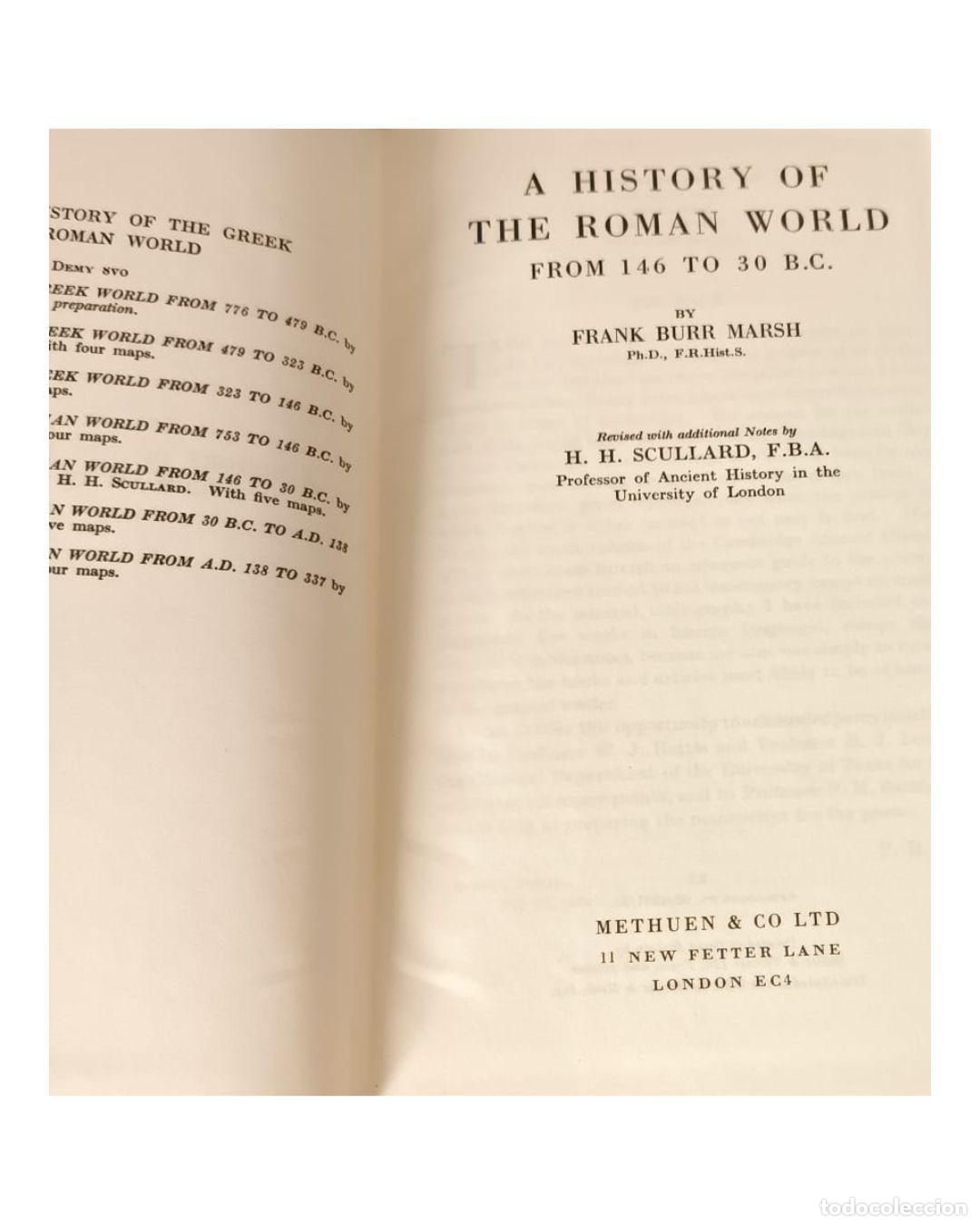 Libros: A History of the Roman World from 146 to 30 B.C - Marsh, Frank Burr