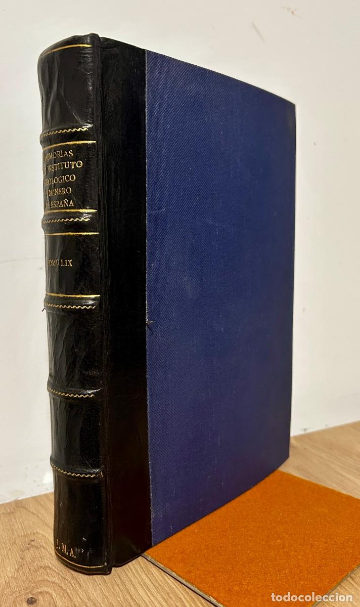 Libros: MEMORIAS DEL INSTITUTO GEOL&Oacute;GICO Y MINERO DE ESPA&Ntilde;A.TOMO LIX. Resumen de la historia geol&oacute;gica de la