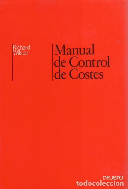 books: MANUAL DE CONTROL DE COSTES - WILSON, RICHARD