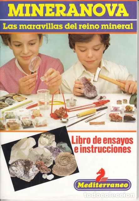 books: MINERANOVA. LAS MARAVILLAS DEL REINO MINERAL. LIBRO DE ENSAYOS E INSTRUCCIONES - JUGUETES MEDITERR&Aacute;N