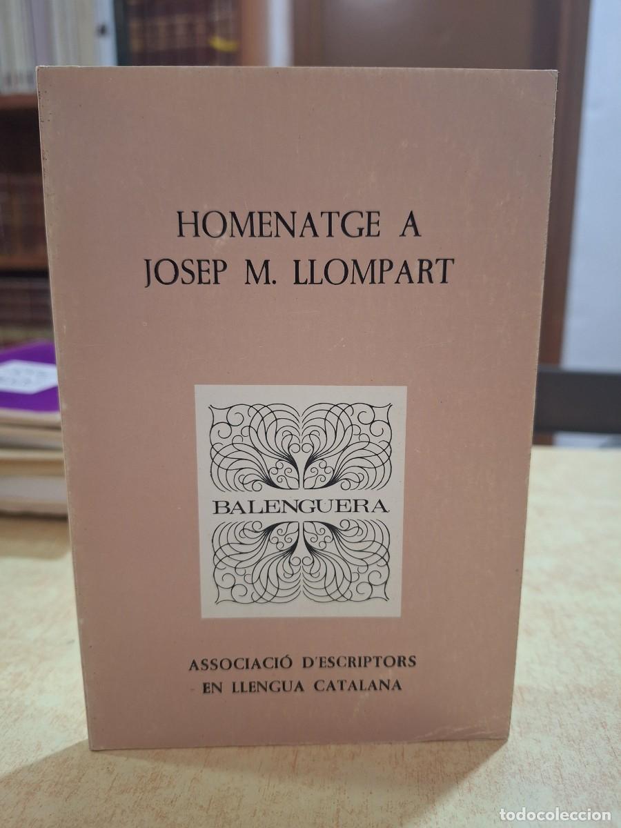 books: HOMENATGE A JOSEP M. LLOMPART. - VV.AA.