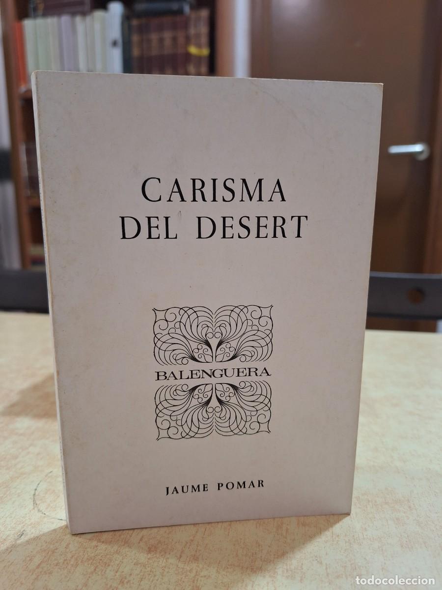 books: CARISMA DEL DESERT. - POMAR, JAUME.