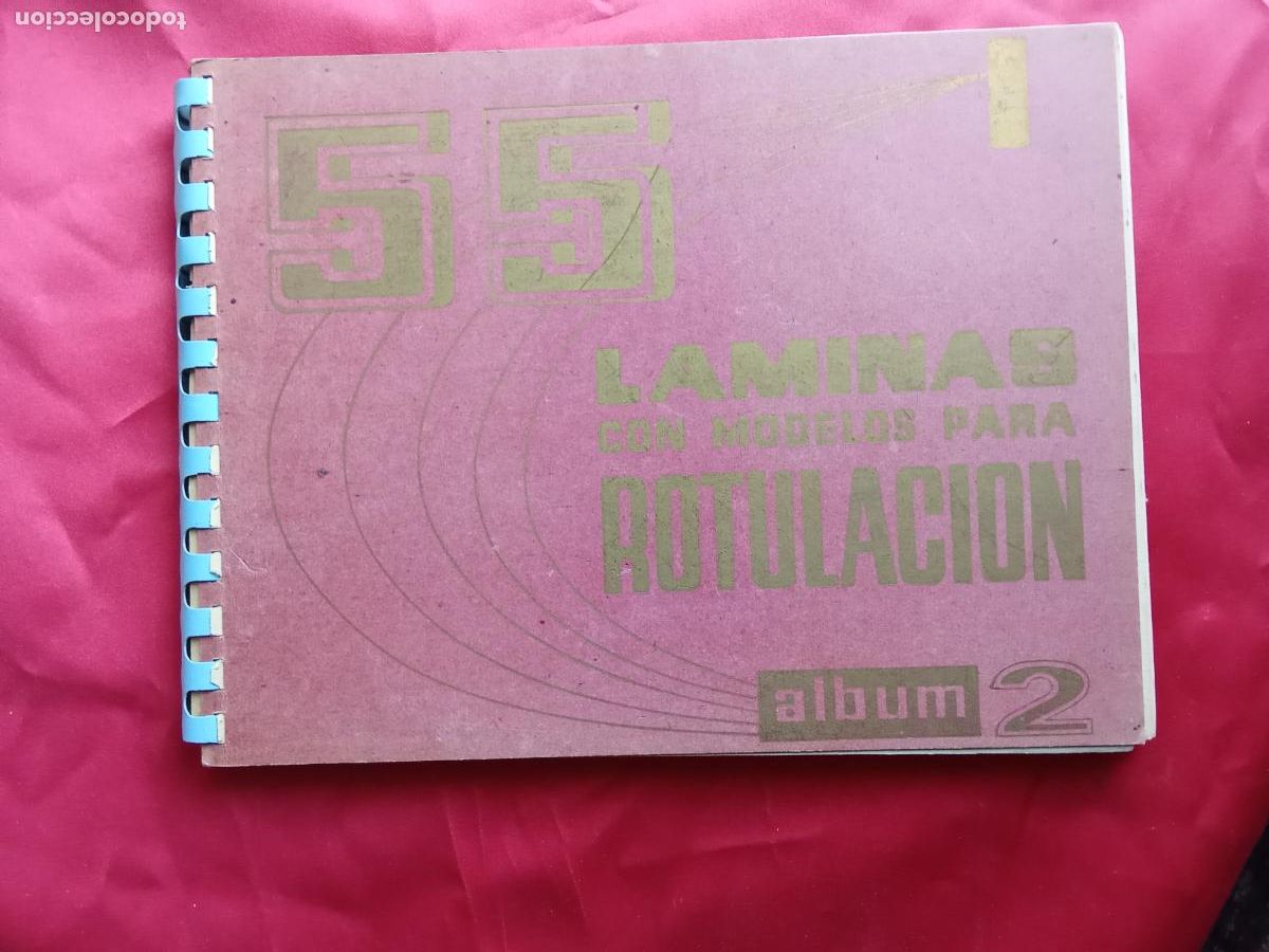 Libros: Laminas con modelos para rotulaci&oacute;n. Album 2 L.16184-2230