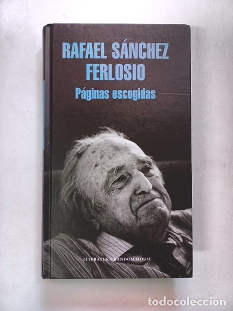 Libros: Rafael S&aacute;nchez Ferlosio - P&aacute;ginas escogidas