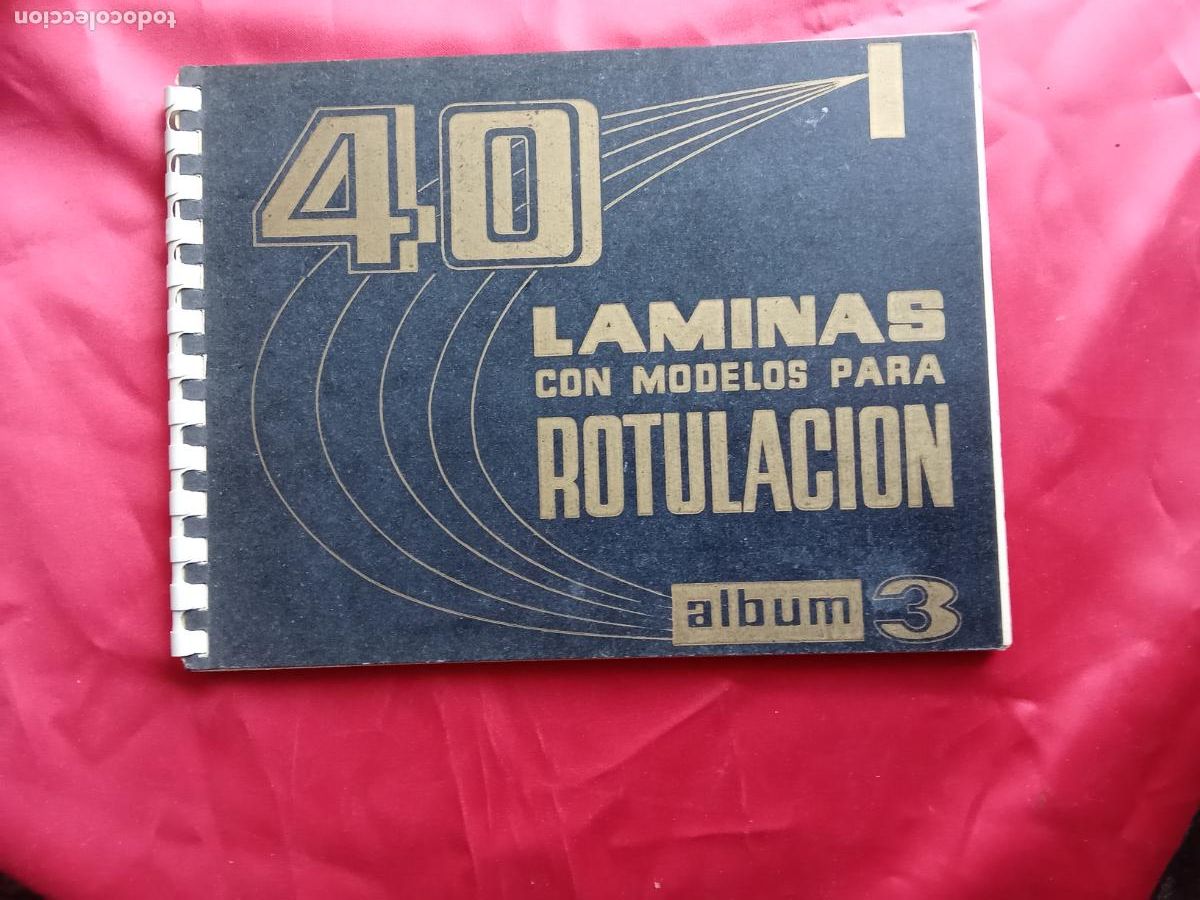 Libros: Laminas con modelos para rotulaci&oacute;n. Album 3 L.16184-2231