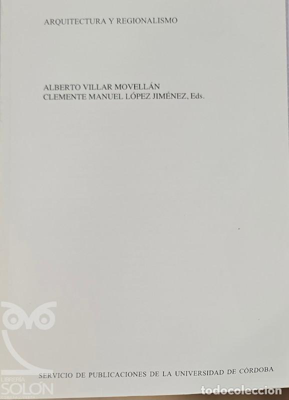Libros: Separata del libro &laquo;Arquitectura y regionalismo&raquo;. Tensiones urbanas, patrimonio y simulacro arquitec