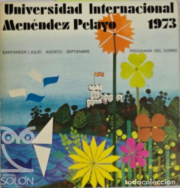 Libros: Programa del curso Universidad Internacional Men&eacute;ndez Pelayo 1973 - Aa. Vv.
