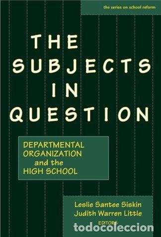 Libri di seconda mano: The Subjects in Question- 9780807734537