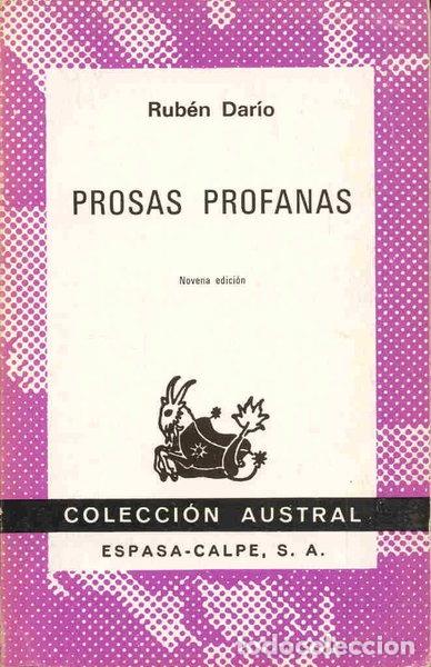 books: Prosas profanas- 9788423904044