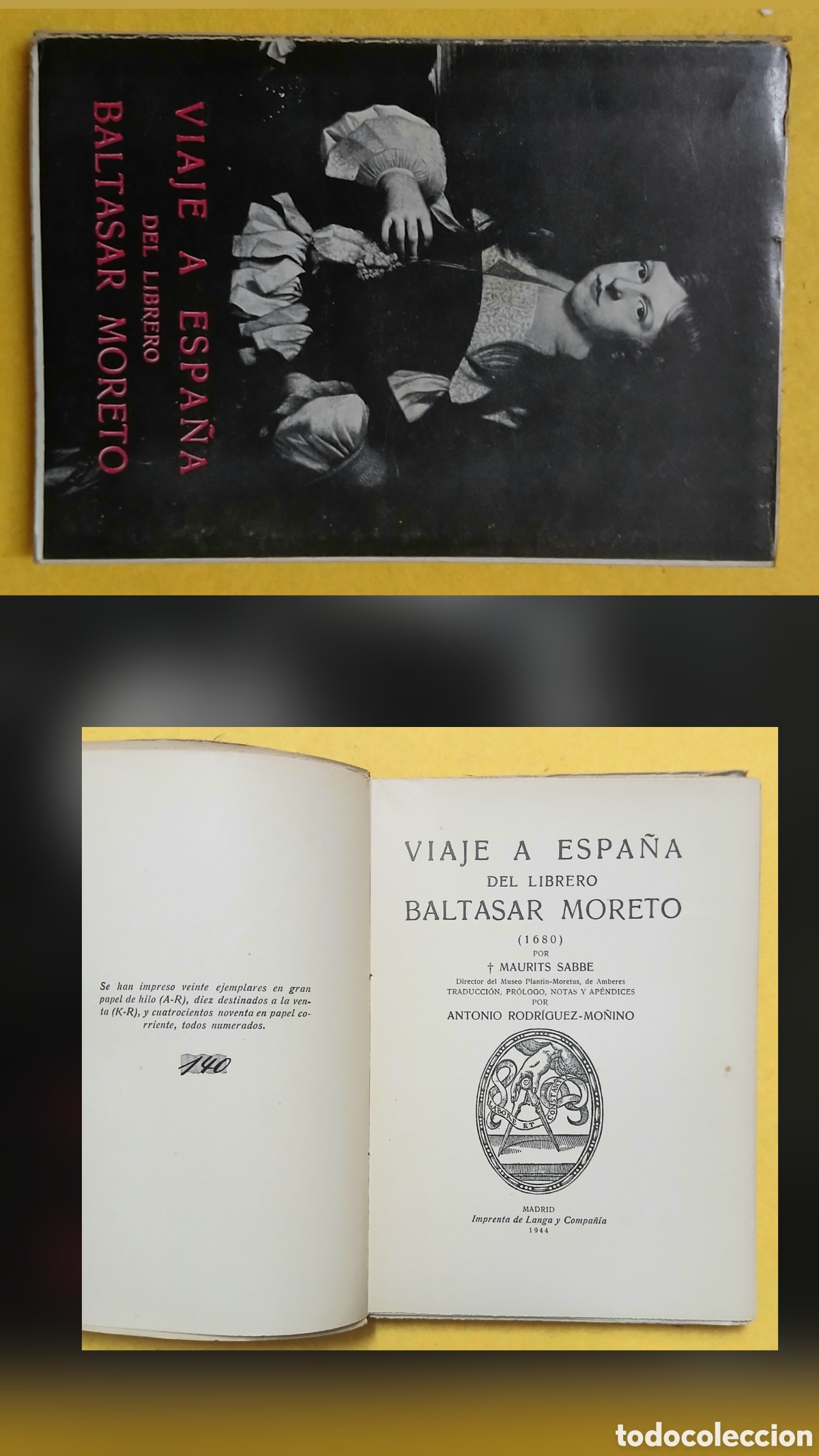 Livros em segunda m&atilde;o: Viaje a Espa&ntilde;a del librero Baltasar Moreno