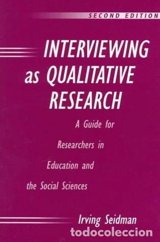 Livros em segunda m&atilde;o: Interviewing as Qualitative Research- 9780807736975