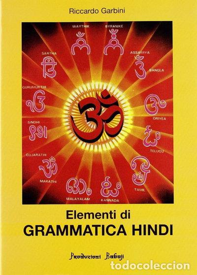 books: Elementi di grammatica hindi- 9788888077086
