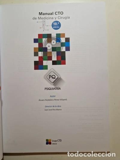 Libros: Manual CTO de Medicina y Cirug&iacute;a. Psiquiatr&iacute;a- 9788417095079