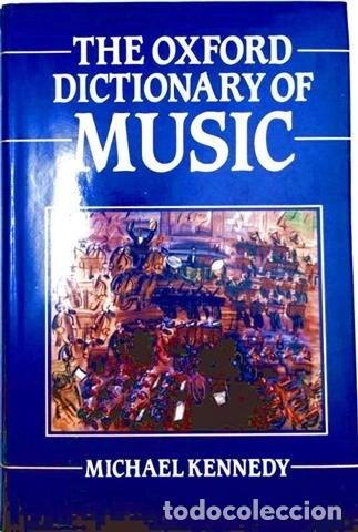 Libros: The Oxford Dictionary of Music- 9780193113336