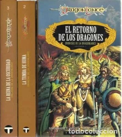 Libros: Cr&oacute;nicas de la Dragonlance Estuche 3 Vol.- 9788477228875